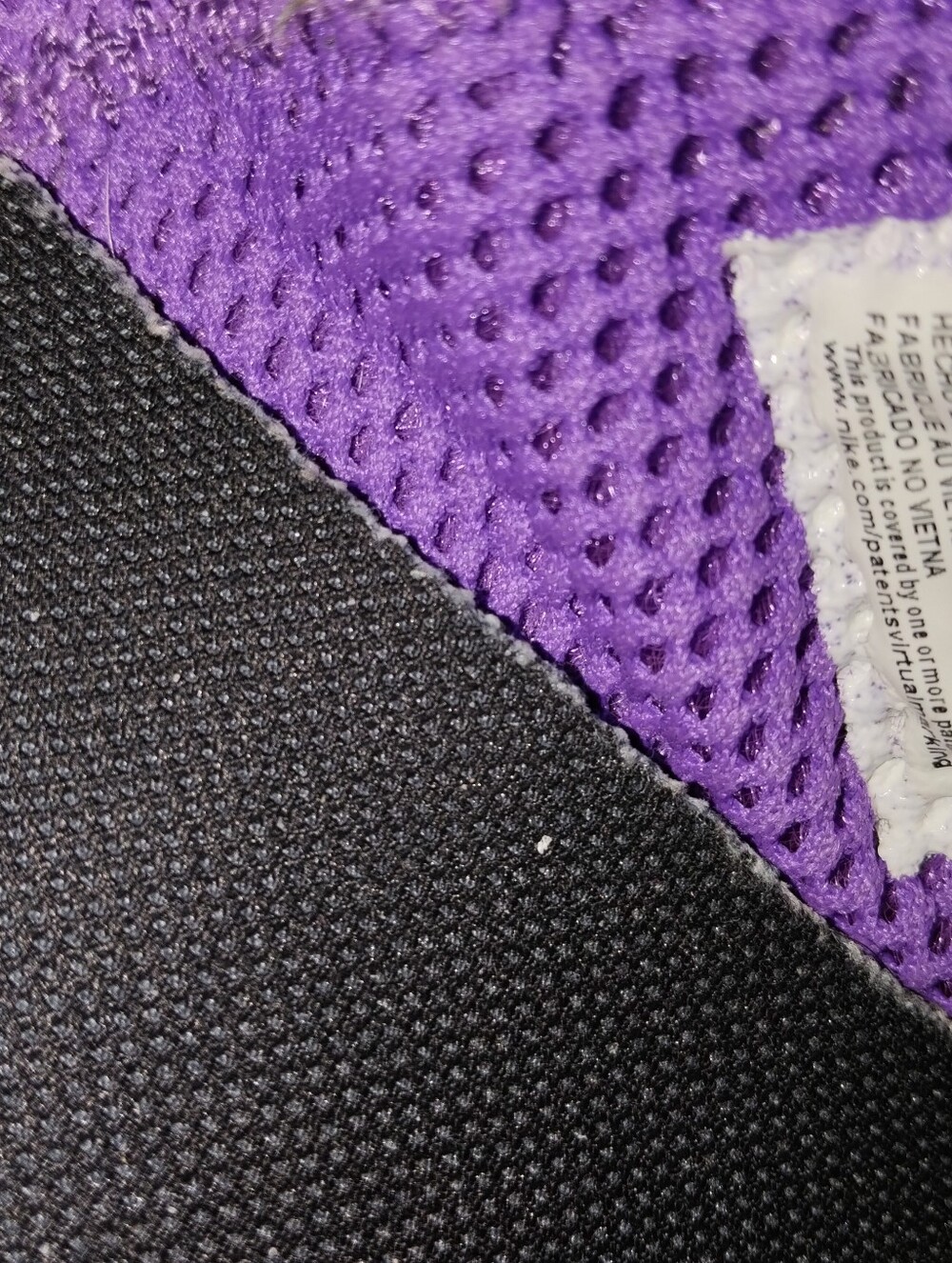 Nike Air Presto Purple and Yellow Athletic Sneakers - Picture 5 of 6